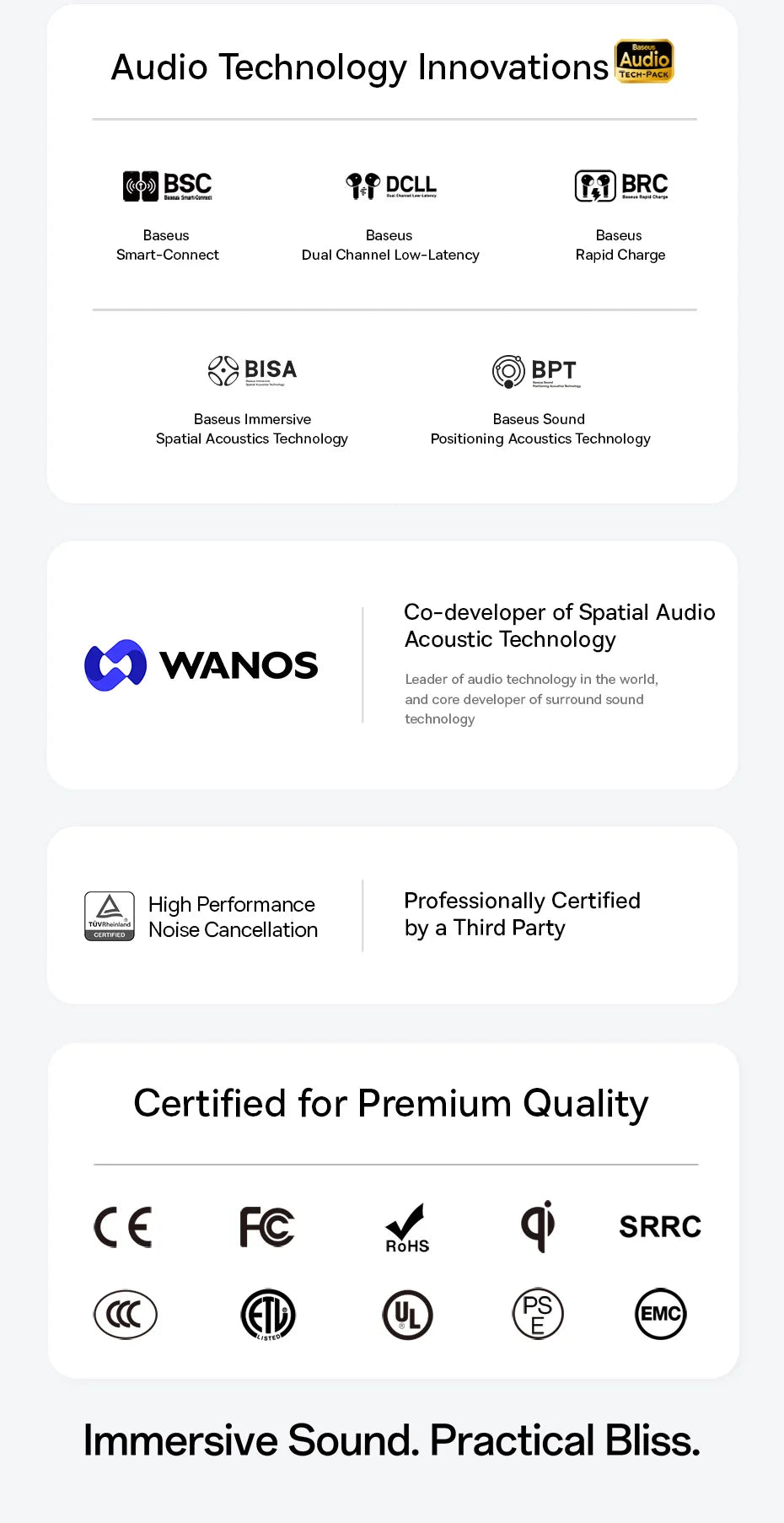 Baseus Bowie M2s Ultra Wireless Earphones Smart Screen 52dB Noise Cancelling Bluetooth 5.4 Headphones 3D Audio Spatial Earbuds