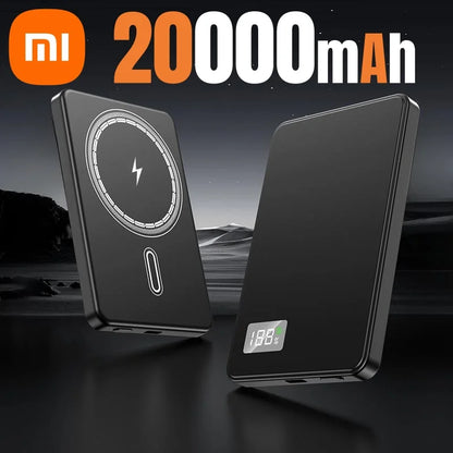 Xiaomi 500000mAh Portable Magnetic Wireless Power Bank PD22.5W Fast Charging External Battery for Magsafe For iPhone Samsung