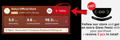 Delux M800PRO PAW3395 Wireless Gaming Mouse RGB light 26000DPI Wired Programmable Rechargeable Mice for PC Laptop Gamer