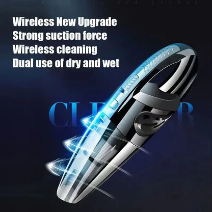 Portable Wireless Handheld Vacuum - Rechargeable Car & Home Pet Hair Cleaner