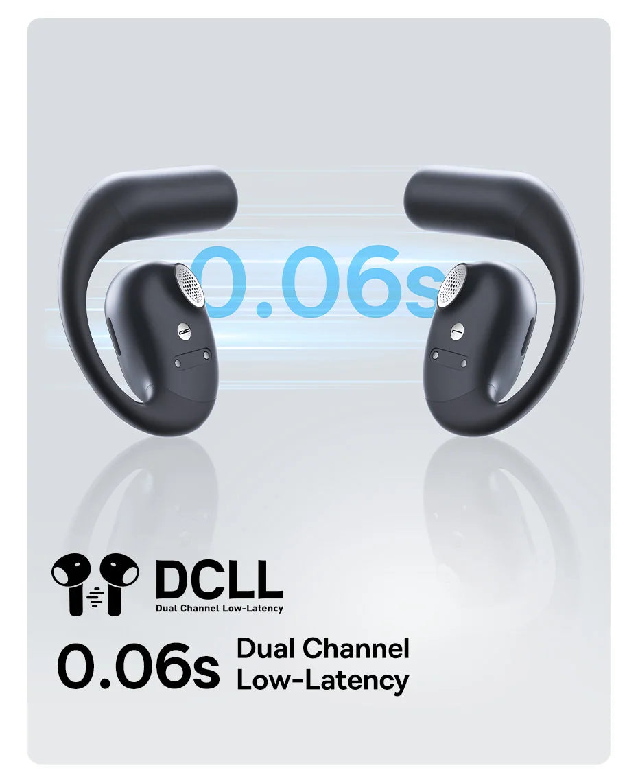 Baseus Eli 10i Open-Ear Bluetooth 5.4 Earphones - IP54 Waterproof Sports Earbuds