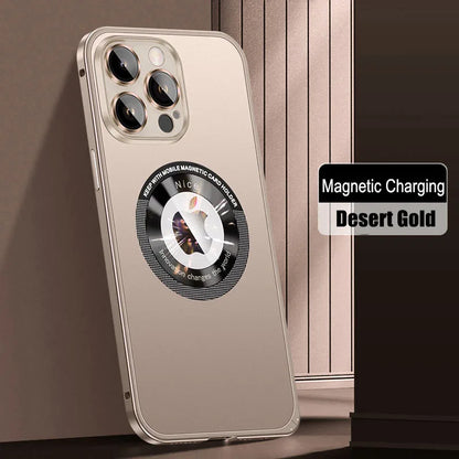 Aluminum Metal Case for iPhone with Magnetic Charging
