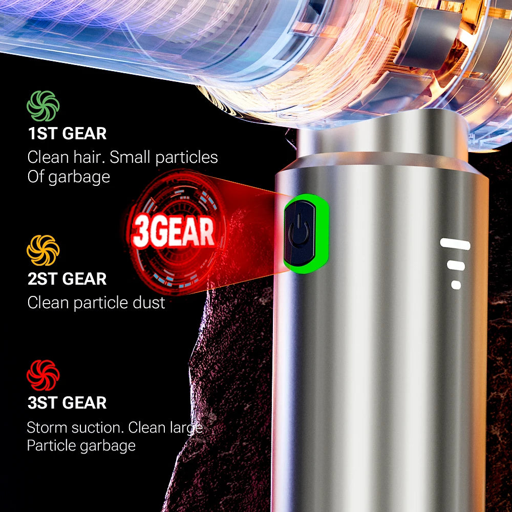 SZUK C012MAX Car Vacuum - Wireless Handheld Blower Strong Suction Cleaner