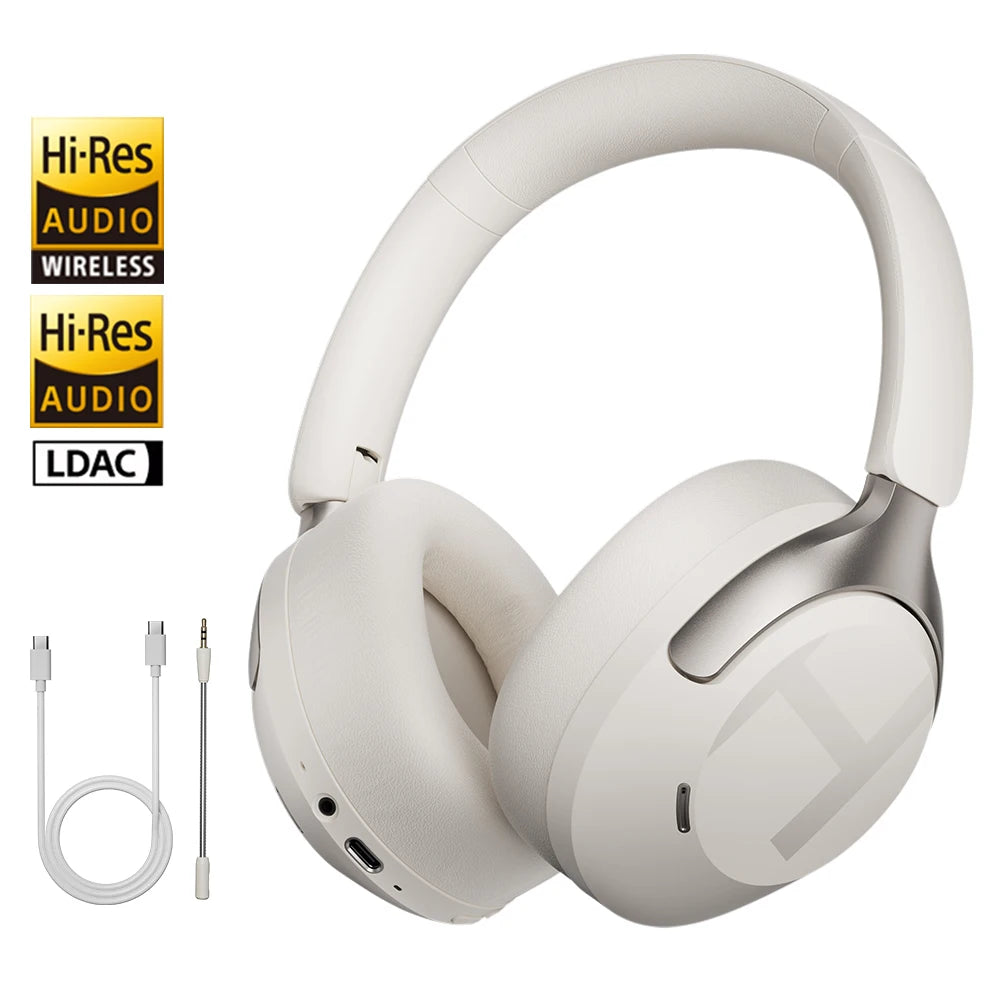 HAYLOU S40 ANC Headphones - 50dB Noise Canceling, Hi-Res Audio, Bluetooth 6.0
