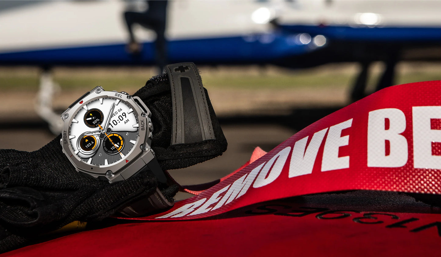 T-Rex 3 Pro Military GPS Smartwatch - 10ATM, 500mAh, Dual-Band GPS