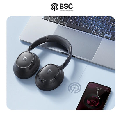 Baseus EH10 NC Wireless Headphones - 45dB ANC, Hi-Res LDAC, 80H Battery