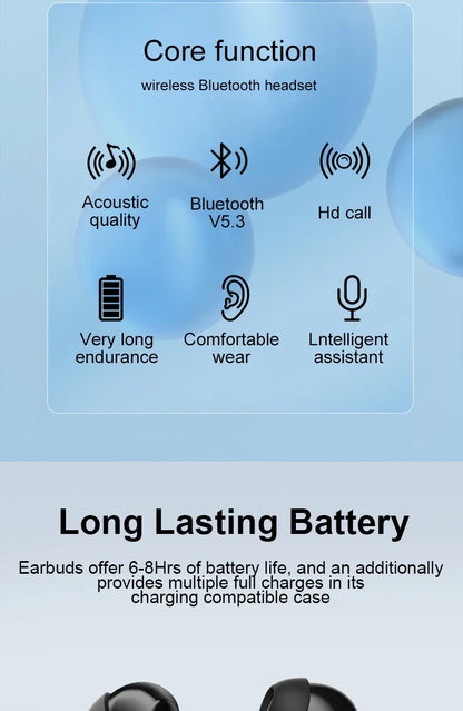 New Wireless Bluetooth Smart Voice Translation Headset Real-time Translation Chinese and English Learning Translation Headphones
