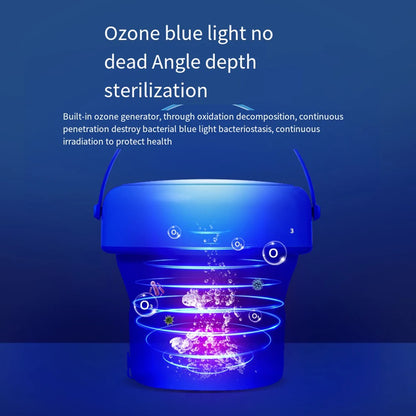 Portable Folding Washing Machine 6L 11L - Mini Ultrasonic Washer Spin Dryer