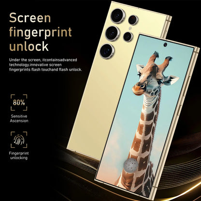 New S27 Ultra 7.3HD Global Edition Original Smart Dual Card 7800mAh Battery Facial Recognition Function CASE