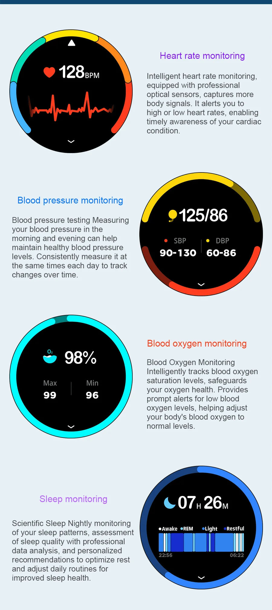 Men's GPS Smartwatch - 1.75" AMOLED, 10ATM, 1000mAh Battery