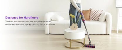 UMLO V102 Cordless Vacuum Cleaner - Brushless Motor Stick Vacuum for Pet Hair