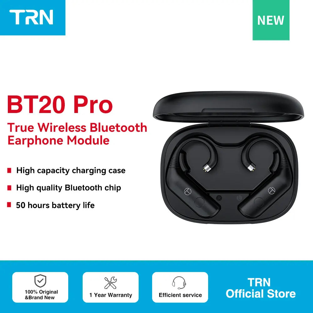 TRN BT20PRO Bluetooth 5.3 Wireless Earphone Cable - MMCX/2Pin/QDC