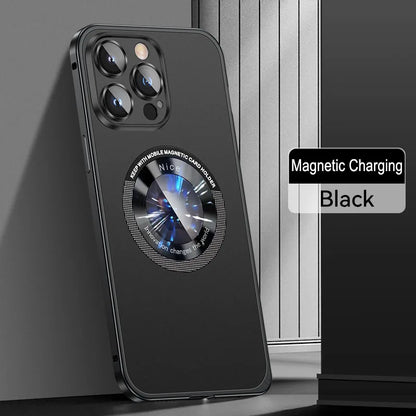 Aluminum Metal Case for iPhone with Magnetic Charging
