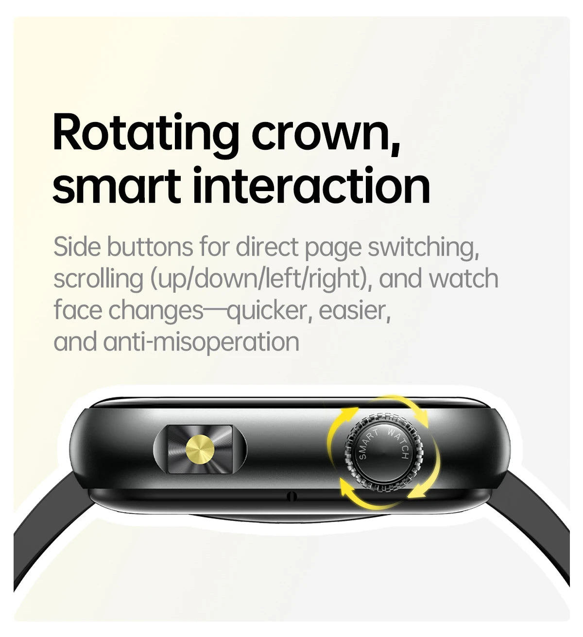 AI Smart Watch - HRV+PPG Blood Pressure Monitor, IP68 Waterproof