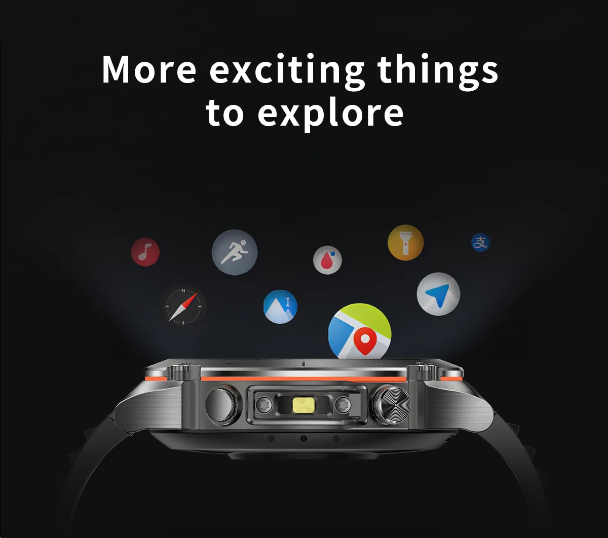 Xiaomi Ultra GPS Smart Watch - 10ATM Waterproof Dual-band GNSS Military Sport