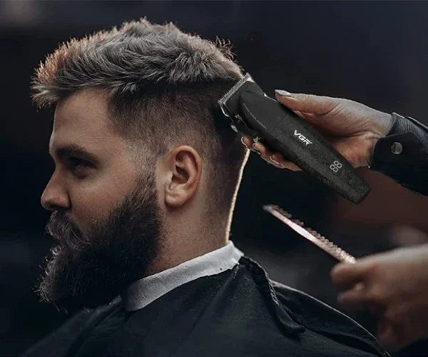 VGR V-640 Professional Hair Clipper - 9000 RPM Rechargeable Trimmer for Men