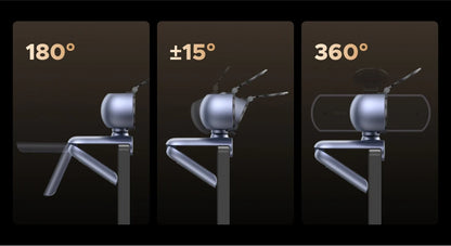 UGREEN 4K FHD 1080P Webcam 8MP for PC, PDAF Auto Focus, Dual AI Noise-Cancelling Mics, Web cam Camera for Zoom/Teams/Google Meet