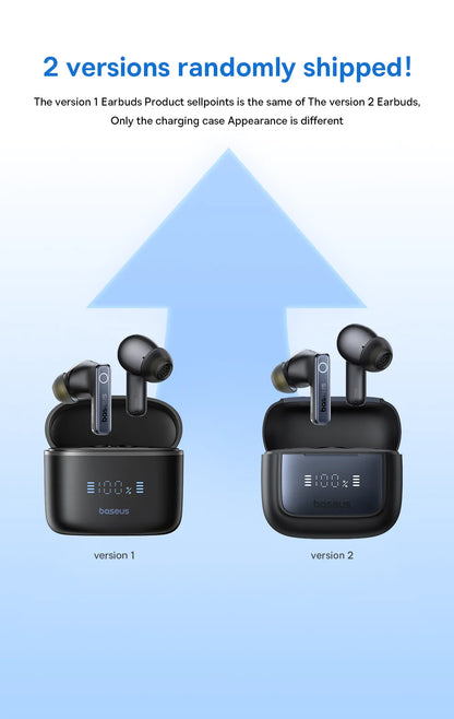 Baseus Bowie 30 Wireless Earbuds - 50dB ANC, 6 Mics, 65H Playtime