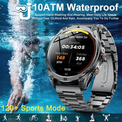 Men's GPS Smartwatch - 1.75" AMOLED, 10ATM, 1000mAh Battery