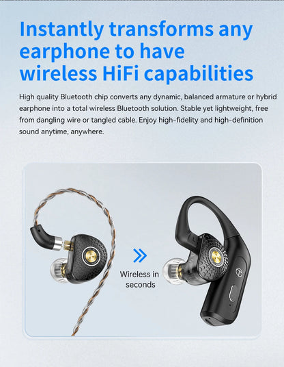 TRN BT20PRO Bluetooth 5.3 Wireless Earphone Cable - MMCX/2Pin/QDC