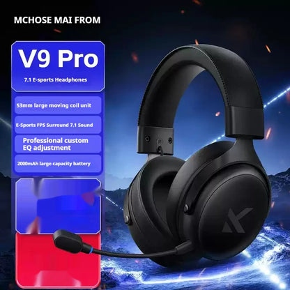 MCHOSE V9 Pro Gaming Headset - Tri-Mode, Hi-Res Audio, ANC