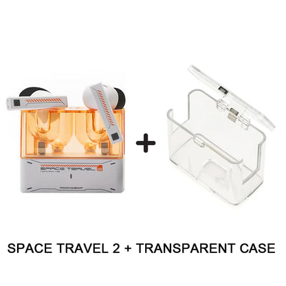 MOONDROP Space Travel 2 earphone HiFi Noise-Canceling TWS wiress Bluetooth 6.0 ANC Low-latency Game Mode SBC/AAC gaming headset