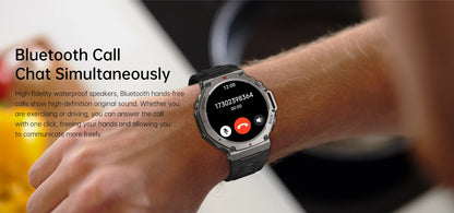 T-Rex 3 Pro Military GPS Smartwatch - 10ATM, 500mAh, Dual-Band GPS