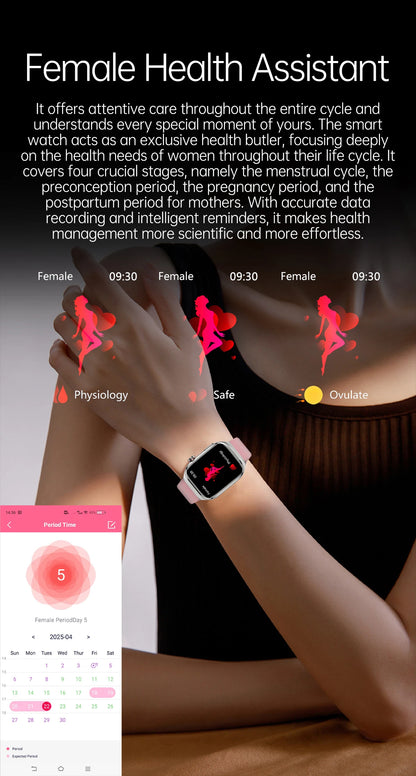 XIAOMI Health Smart Watch - ECG PPG Blood Pressure Oxygen Monitor with Bluetooth Call