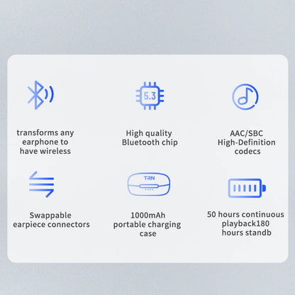 TRN BT20PRO Bluetooth 5.3 Wireless Earphone Cable - MMCX/2Pin/QDC