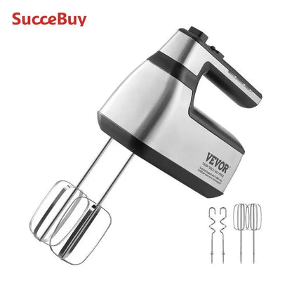 VEVOR Cordless Electric Hand Mixer - Variable Speed Rechargeable Baking Mixer