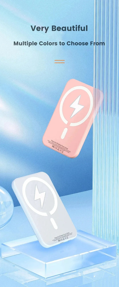 20000mAh Magnetic PowerBank Wireless PD 22.5W Fast Charger For Magsafe Portable Auxiliary Battery For Iphone Samsung Xiaomi
