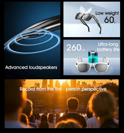 Xiaomi 8K AI Smart Glasses - 100MP Camera, ChatGPT, Bluetooth, Music Player