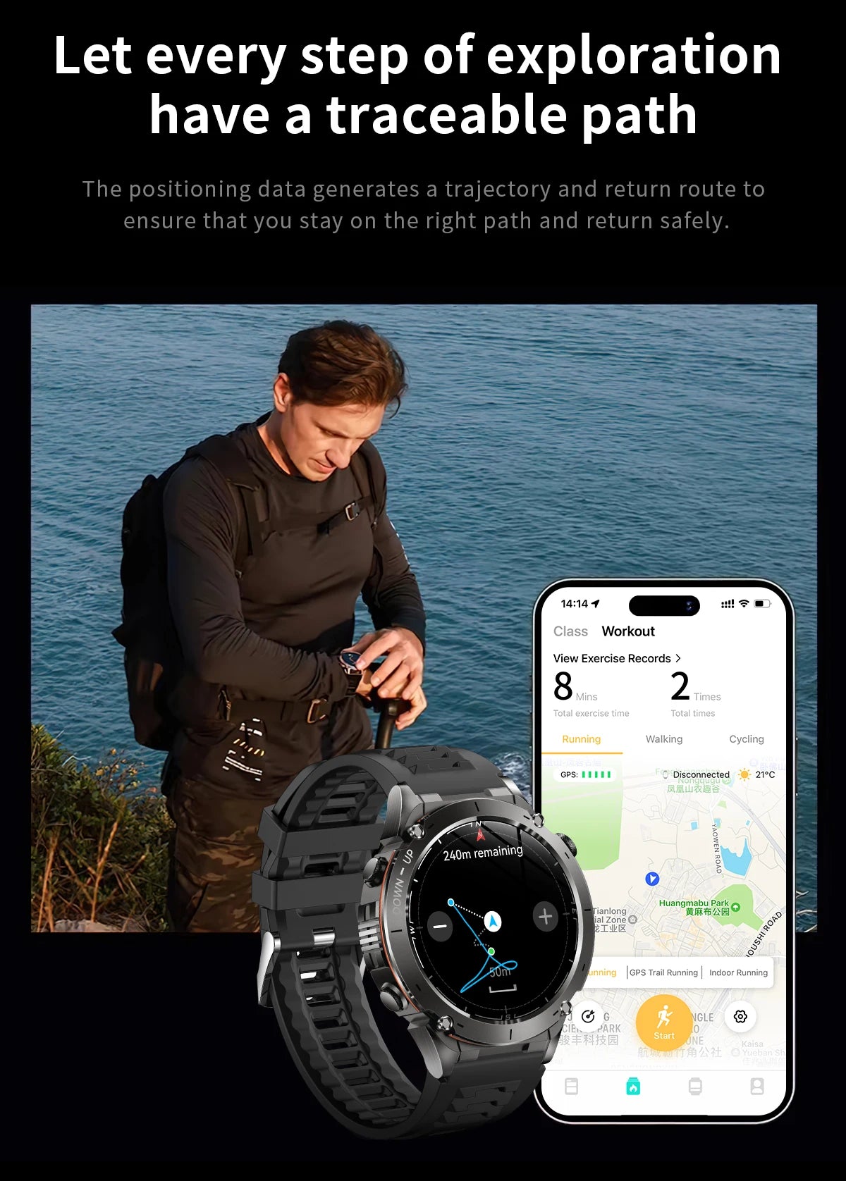 Xiaomi Ultra GPS Smart Watch - 10ATM Waterproof Dual-band GNSS Military Sport