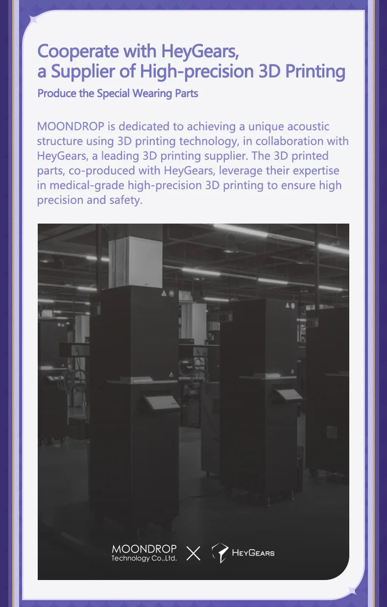 MOONDROP ROBIN Earphone Honkai Star Rail Robin's Earphones TWS Hybrid Dynamic Driver + Planar Driver ANC TWS Earphones