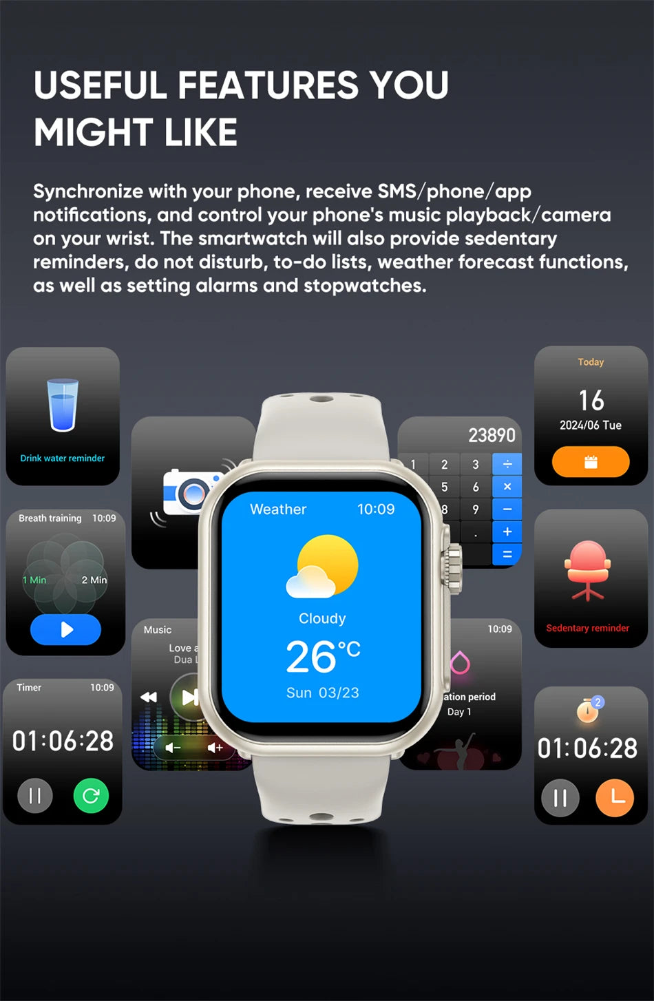 Ultra 2 SE Smartwatch - 1000mAh, AMOLED, GPS, 100+ Sports Modes
