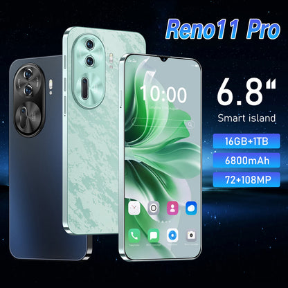 2025 New Reno11 Pro HOT Pad Original Tablet 6.8 inch Android 14 Global Edition 10 Core 16GB+1TB 6800mAh 5G Dual SIM WIFI