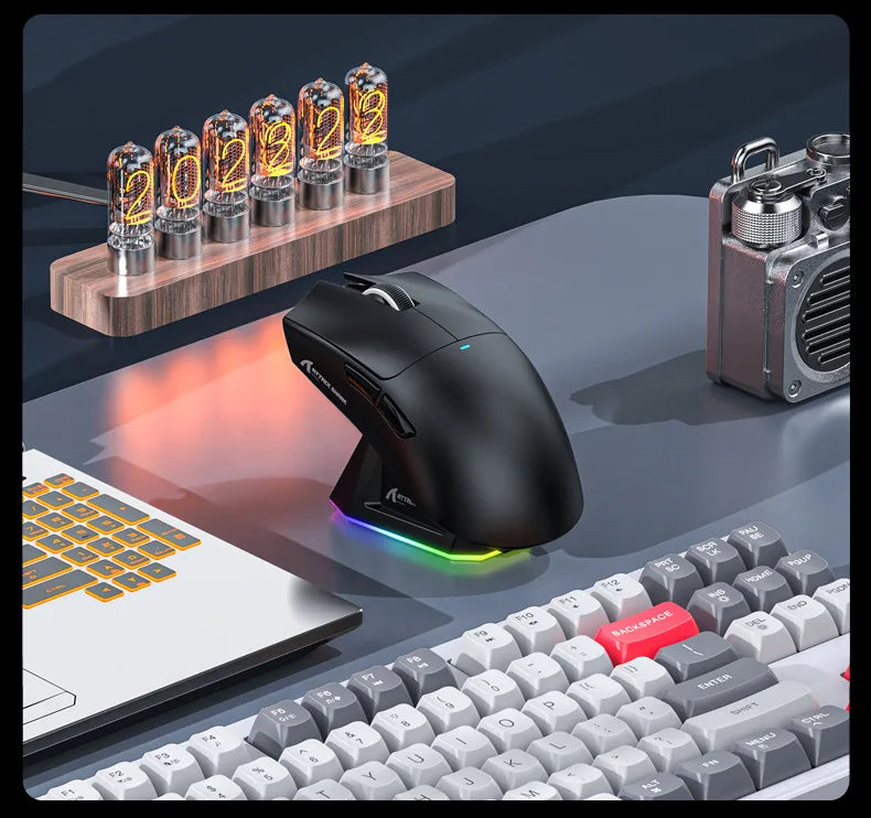 Attack Shark X11SE X11 PAW3311 Bluetooth Mouse, Triple Mode Connectivity, Touch Magnetic Charging Dock, Ultra-Light Gaming Mouse