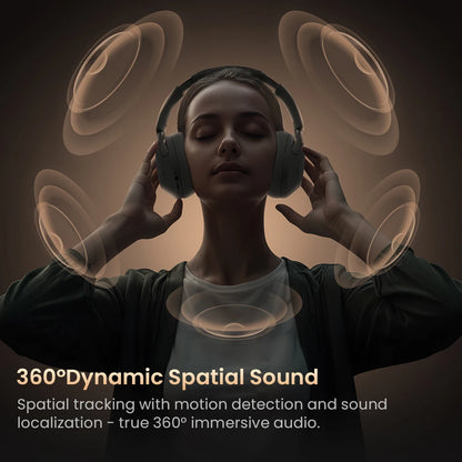 HAYLOU S40 ANC Wireless Headphones - 50dB ANC, Hi-Res LDAC, 3D Spatial Audio