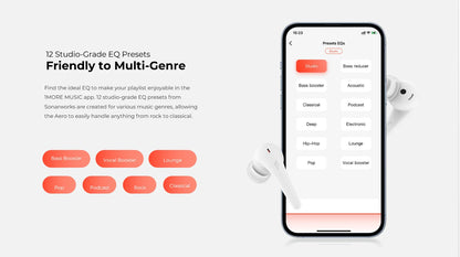1MORE Aero Earbuds - Noise Cancellation, 28H Playtime, Wireless Charging