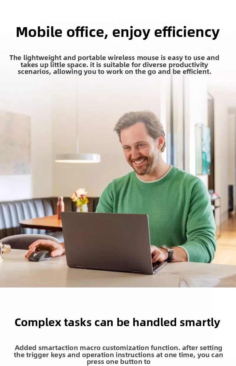 Logitech MX Anywhere 3S Bluetooth Compatible Plug and Play Wireless Mouse Connect Up To 3 Devices for Business Portable Mouse