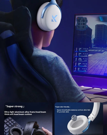 MCHOSE V9 pro Wireless Bluetooth Headset with Three Mode Microphone Noise Reduction Dynamic Sound Low Delay Office And Gaming