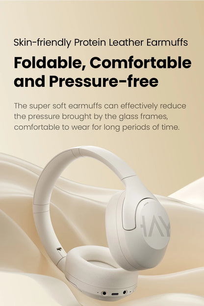 HAYLOU S30 Wireless Headphones - 43dB ANC, 40mm Driver, 80H Playtime