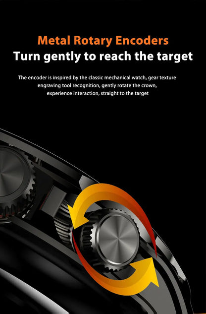 H19 Android Smartwatch - 190° Rotary Camera, GPS, 1.95" AMOLED