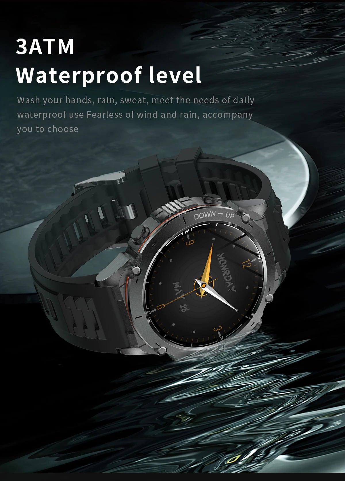 Xiaomi Ultra GPS Smart Watch - 10ATM Waterproof Dual-band GNSS Military Sport
