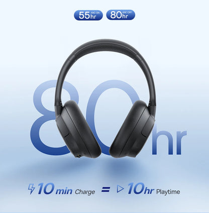 Baseus EH10 NC Wireless Headphones - 45dB ANC, 80H Battery