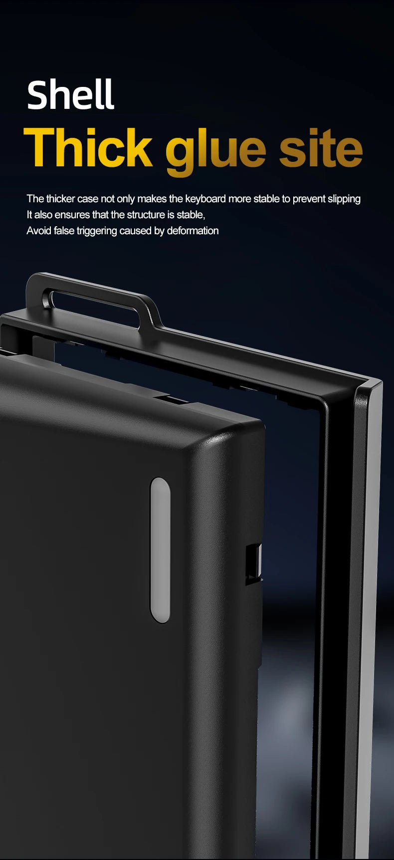 X68HE ATTACK SHARK Magnetic Gaming Keyboard Mechanical Wired for Pro Gaming 0.01mm Rapid Trigg 8000Hz SOCD/Rs 0.125ms 128K Rate