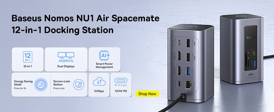 Baseus F02 Wireless Mouse Bluetooth 5.2 2.4G 4000DPI Ergonomic 7 Mute Buttons Mice for iPad MacBook Tablet Laptop Computer Mouse