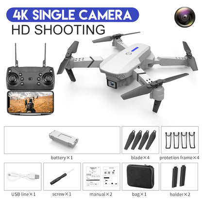 E88 4K Drone with HD Dual Camera